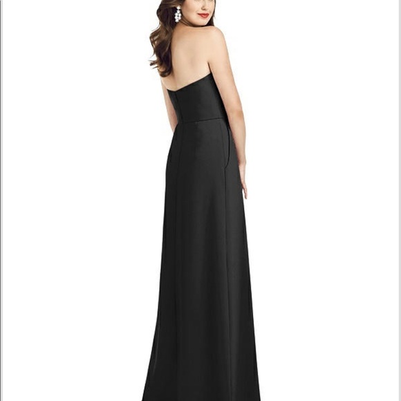 Dessy Collection Bridesmaid Dress with pockets - Picture 2 of 7